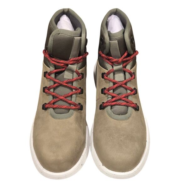 BOGS Loden Hiker Snow Boot Waterproof Leather Cushioned Green Womens 9.5 NIB - Picture 2 of 14